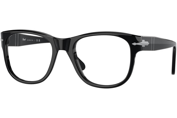 Okulary korekcyjne Persol PO3312V 95 Kwadratowe Czarne
