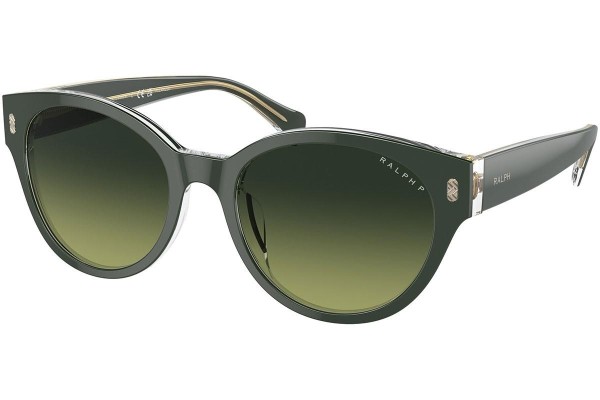 Okulary przeciwsłoneczne Ralph by Ralph Lauren RA5302U 6071T4 Polarized Okrągłe Zielone