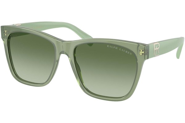 Okulary przeciwsłoneczne Ralph Lauren The Ricky II RL8212 60498E Kwadratowe Zielone