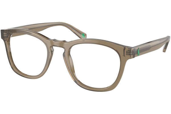 Okulary korekcyjne Polo Ralph Lauren PH2258 6085 Okrągłe Brązowe