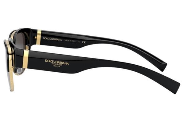 Okulary przeciwsłoneczne Dolce & Gabbana DG6137 501/87 Kwadratowe Czarne