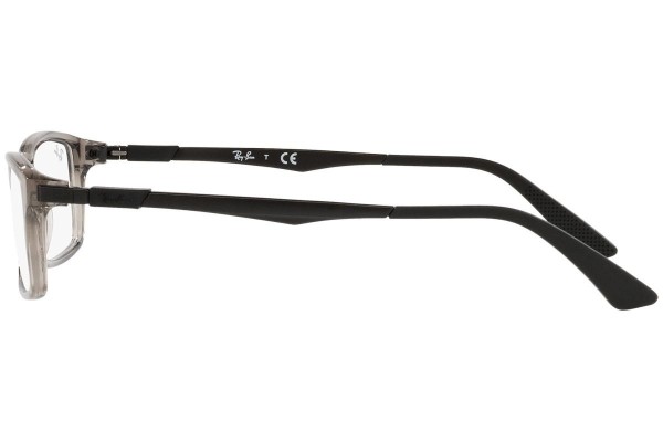 Okulary korekcyjne Ray-Ban RX7017 8059 Prostokątne Szare