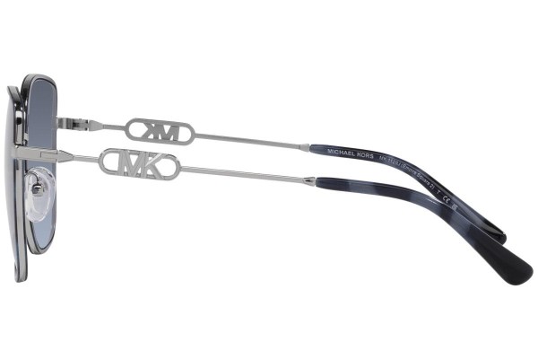Okulary przeciwsłoneczne Michael Kors Empire Square 2 MK1129J 10158F Kwadratowe Srebrne
