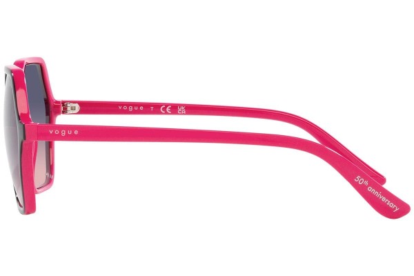 Okulary przeciwsłoneczne Vogue Eyewear VO5361S 3009I6 Kwadratowe Czarne
