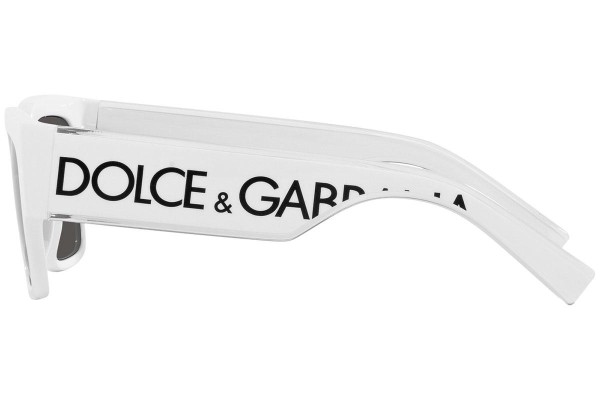 Okulary przeciwsłoneczne Dolce & Gabbana DG6184 331287 Kwadratowe Białe