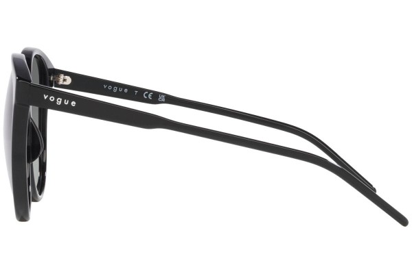 Okulary przeciwsłoneczne Vogue Eyewear VO5509S W44/11 Okrągłe Czarne