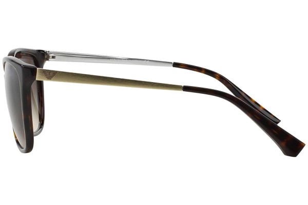 Okulary przeciwsłoneczne Emporio Armani EA4025 502613 Kocie oczy Havana