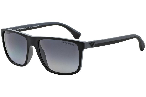 Napszemüvegek Emporio Armani EA4033 5229T3 Polarized Szogletes Fekete