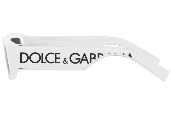 Okulary przeciwsłoneczne Dolce & Gabbana DG6187 331287 Prostokątne Białe