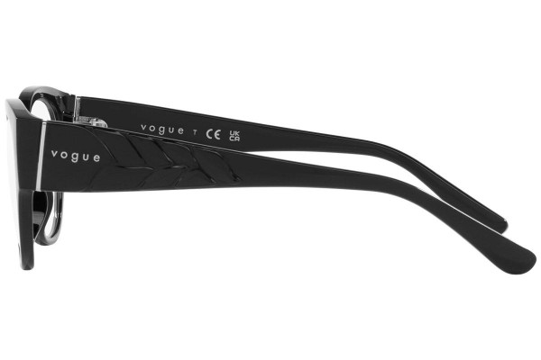 Okulary korekcyjne Vogue Eyewear VO5482 W44 Okrągłe Czarne