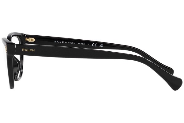 Okulary korekcyjne Ralph by Ralph Lauren RA7152U 5001 Owalne Czarne