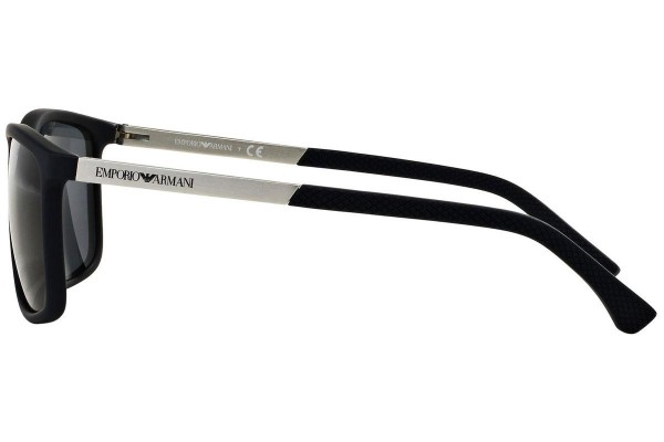 Okulary przeciwsłoneczne Emporio Armani EA4058 547487 Kwadratowe Niebieskie