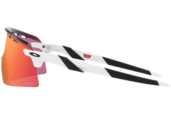 Okulary przeciwsłoneczne Oakley Encoder Strike Vented OO9235-03 Pojedyncze | Shield Białe