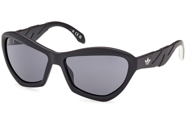 Okulary przeciwsłoneczne Adidas Originals OR0095 02A Kocie oczy Czarne