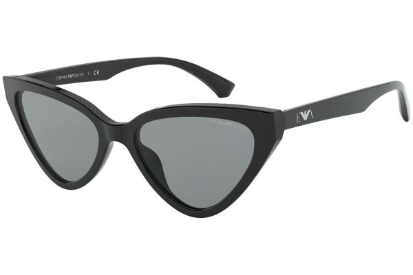 Okulary przeciwsłoneczne Emporio Armani EA4136 500187 Kocie oczy Czarne
