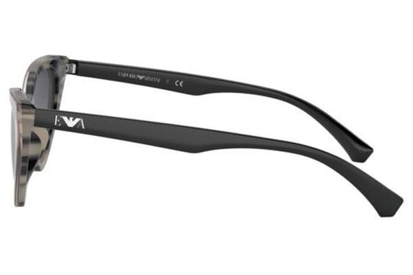 Okulary przeciwsłoneczne Emporio Armani EA4136 57968G Kocie oczy Havana