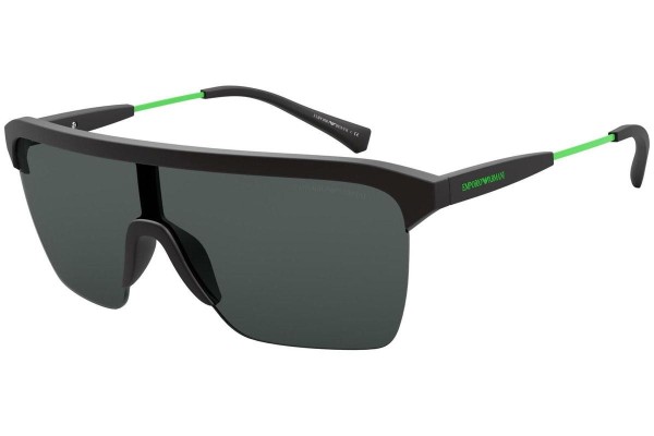 Okulary przeciwsłoneczne Emporio Armani EA4146 504287 Pojedyncze | Shield Czarne