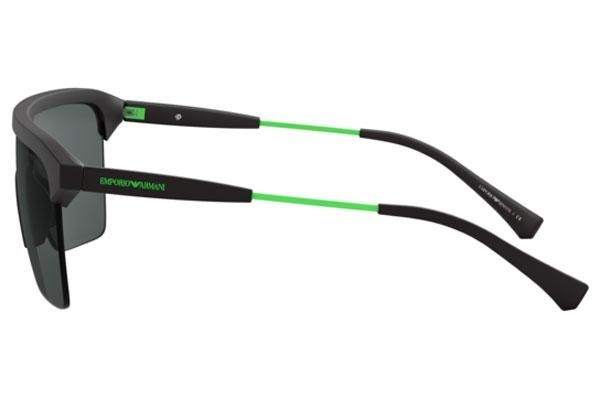 Okulary przeciwsłoneczne Emporio Armani EA4146 504287 Pojedyncze | Shield Czarne