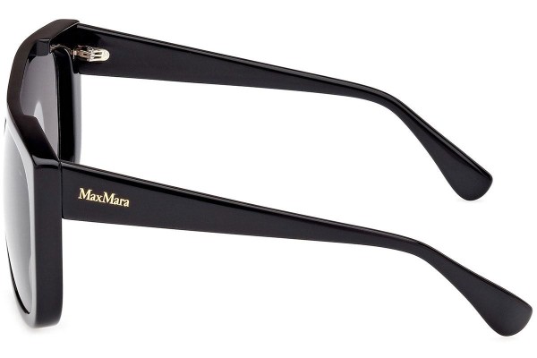 Ochelari de soare Max Mara MM0073 01A Flat Top Negri