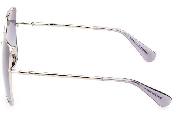 Okulary przeciwsłoneczne Max Mara MM0062-H 16W Oversize Srebrne