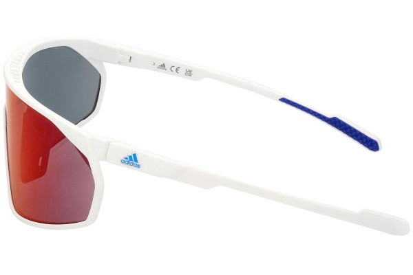 Okulary przeciwsłoneczne Adidas Sport SP0074 21Z Pojedyncze | Shield Białe