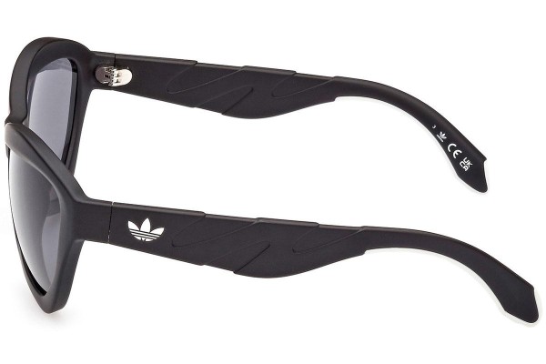 Okulary przeciwsłoneczne Adidas Originals OR0095 02A Kocie oczy Czarne