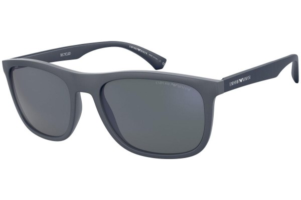 Okulary przeciwsłoneczne Emporio Armani EA4158 587125 Kwadratowe Niebieskie