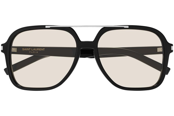 Okulary przeciwsłoneczne Saint Laurent SL545 001 Kwadratowe Czarne