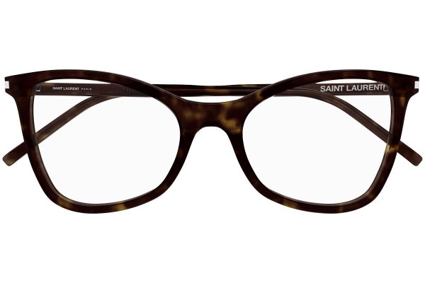 Okulary korekcyjne Saint Laurent SL478 JERRY 002 Kocie oczy Havana