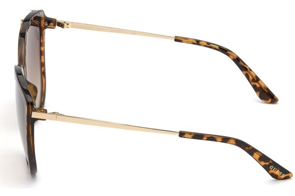 Okulary przeciwsłoneczne Guess GU7740 52F Kocie oczy Havana