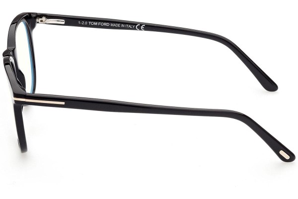 Okulary korekcyjne Tom Ford FT5754-B 001 Okrągłe Czarne