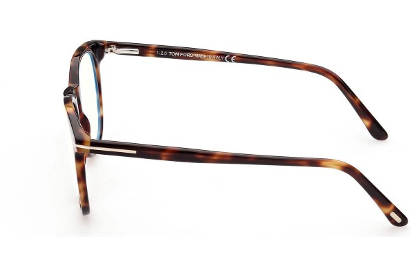 Okulary korekcyjne Tom Ford FT5754-B 053 Okrągłe Havana