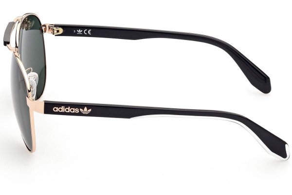 Okulary przeciwsłoneczne Adidas Originals OR0063 28N Pilotki (Aviator) Złote