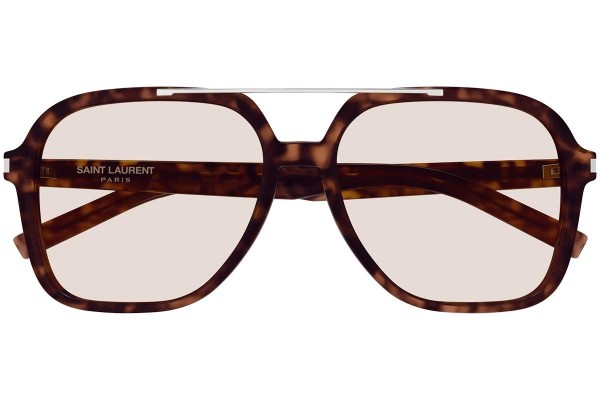 Okulary przeciwsłoneczne Saint Laurent SL545 003 Kwadratowe Havana