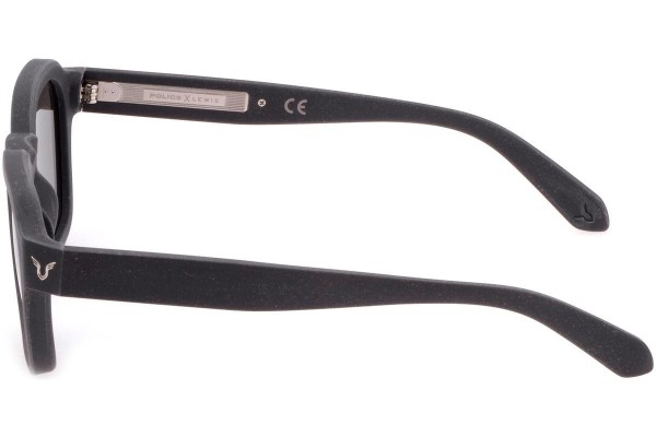 Okulary przeciwsłoneczne Police Lewis 43 SPLE38 4GTX Kwadratowe Szare
