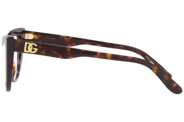 Okulary korekcyjne Dolce & Gabbana DG3354 502 Kocie oczy Havana