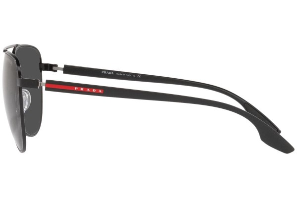 Okulary przeciwsłoneczne Prada Linea Rossa PS52WS 1BO06F Pilotki (Aviator) Czarne