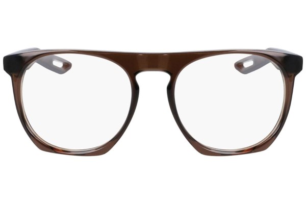 Okulary korekcyjne Nike 7305 090 Kwadratowe Brązowe