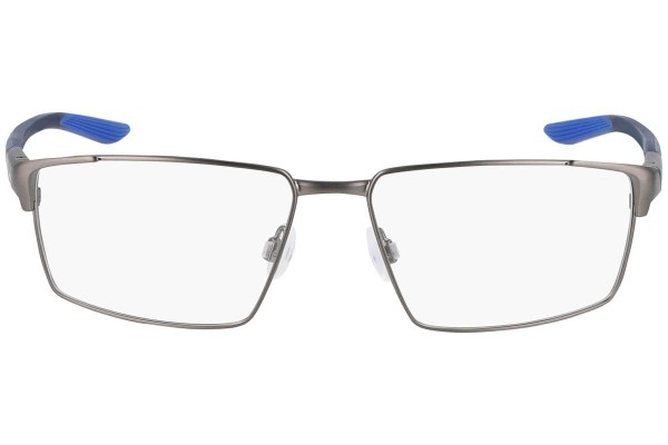 Okulary korekcyjne Nike 8053 074 Prostokątne Szare