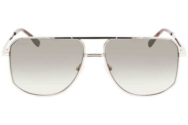 Okulary przeciwsłoneczne Lacoste L249SE 040 Pilotki (Aviator) Srebrne
