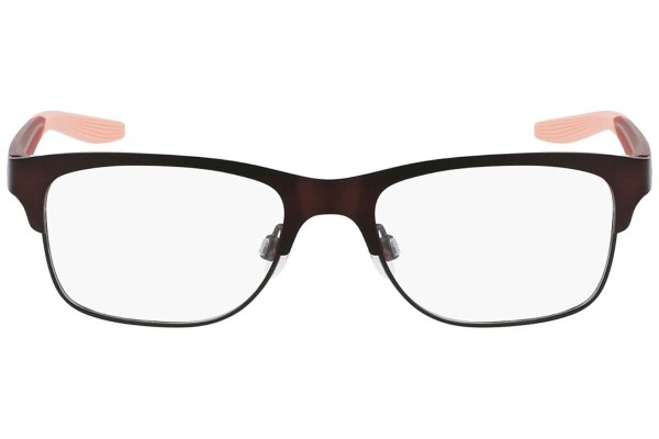Okulary korekcyjne Nike 5590 202 Prostokątne Brązowe