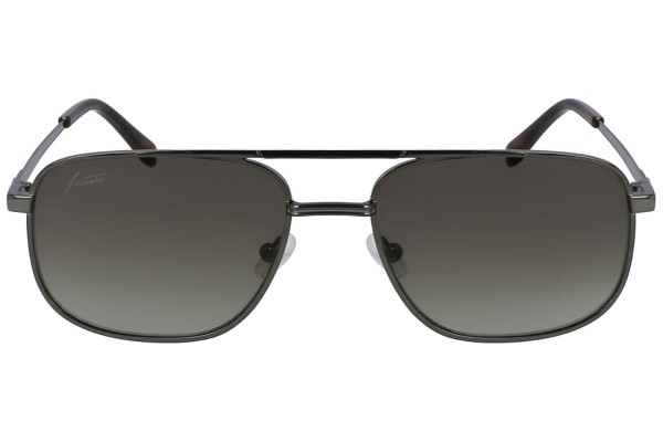 Okulary przeciwsłoneczne Lacoste L231S 047 Pilotki (Aviator) Srebrne