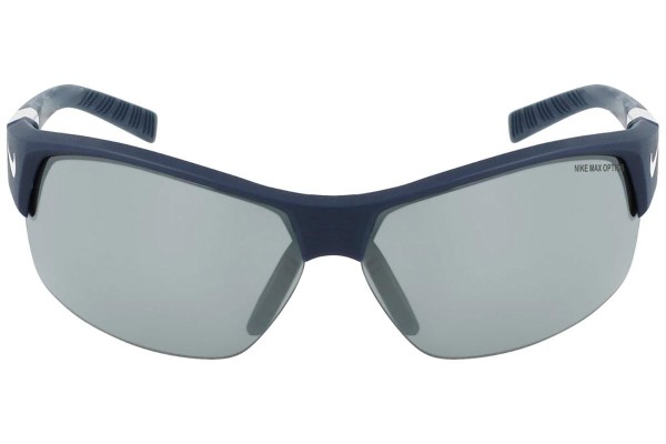 Okulary przeciwsłoneczne Nike Show X2 DJ9939 451 Prostokątne Niebieskie