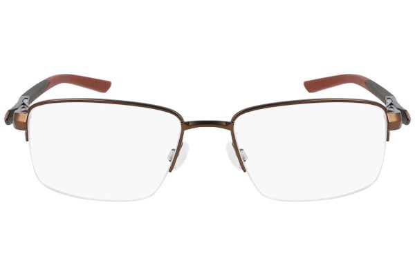 Okulary korekcyjne Nike 8141 212 Prostokątne Brązowe