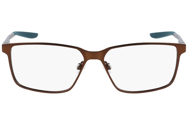 Okulary korekcyjne Nike 8048 212 Prostokątne Brązowe