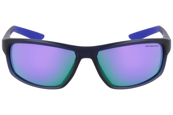 Okulary przeciwsłoneczne Nike Rabid 22 M DV2153 451 Prostokątne Niebieskie