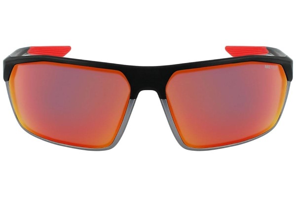 Okulary przeciwsłoneczne Nike Clash E DD1222 010 Prostokątne Czarne