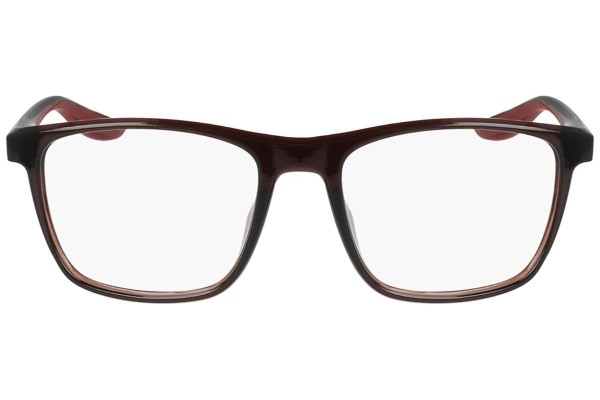Okulary korekcyjne Nike 7038 201 Kwadratowe Brązowe
