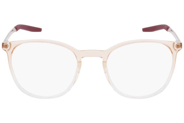 Okulary korekcyjne Nike 7280 616 Okrągłe Beżowe
