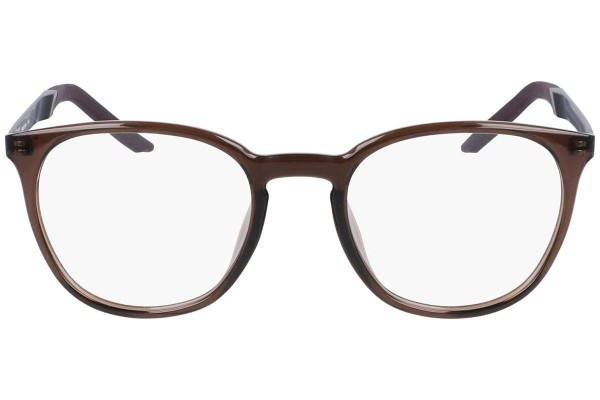 Okulary korekcyjne Nike 7257 090 Okrągłe Brązowe